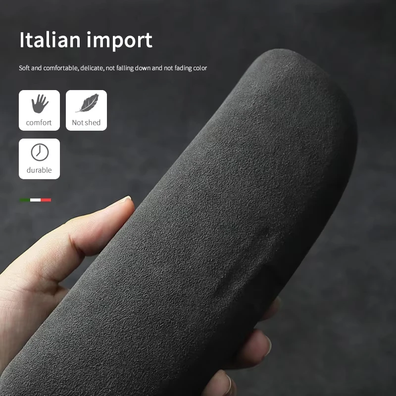 Italian suede car sunglasses case  Suitable for Volvo XC90, S90, V90, V40, XC60, S60, XC40 S40. Sunglasses storage case and hold