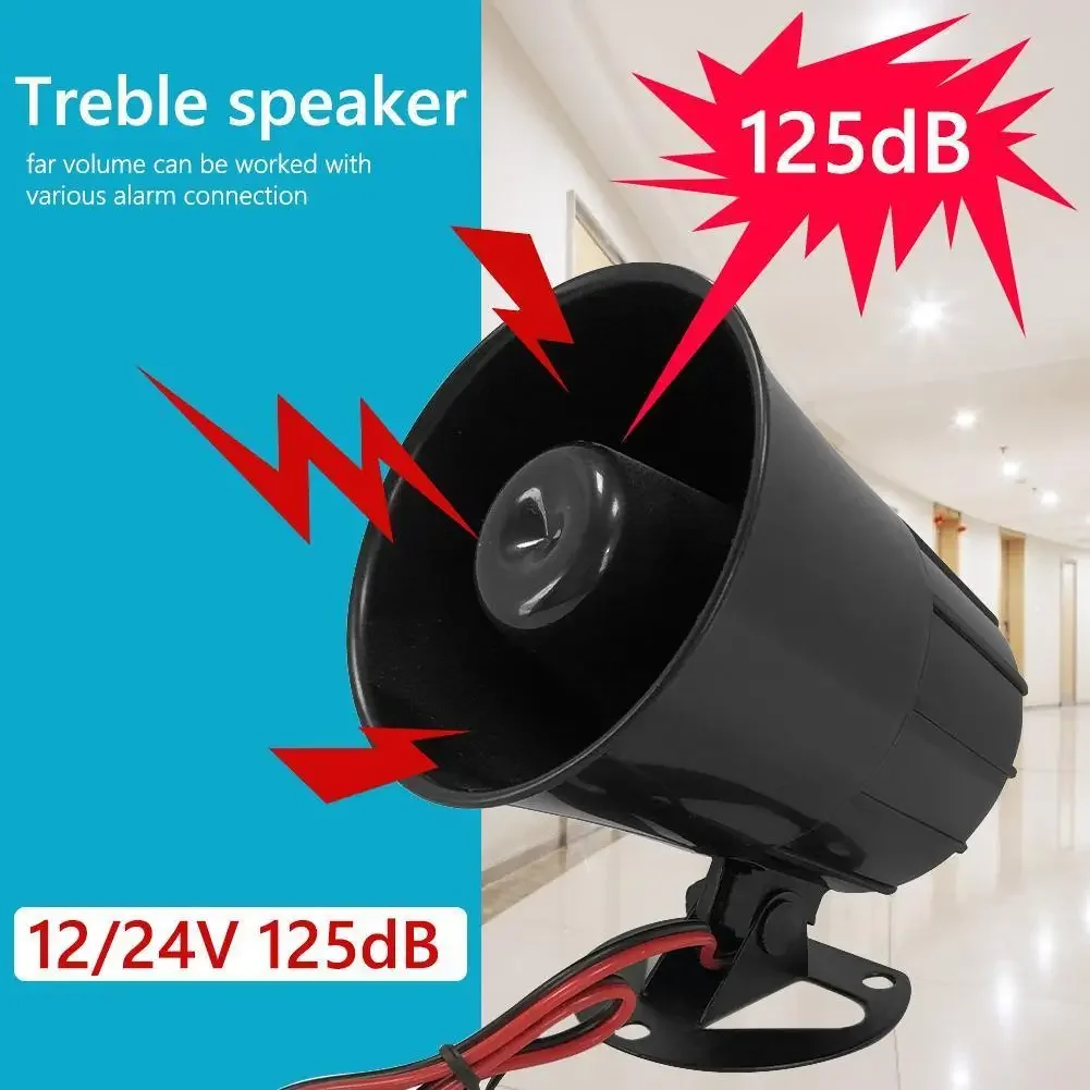

Alarm Sirens Loud Electric 125dB Horn Universal Outdoor Personal Car Accessories for Car Motorcycle Truck 12V 24V