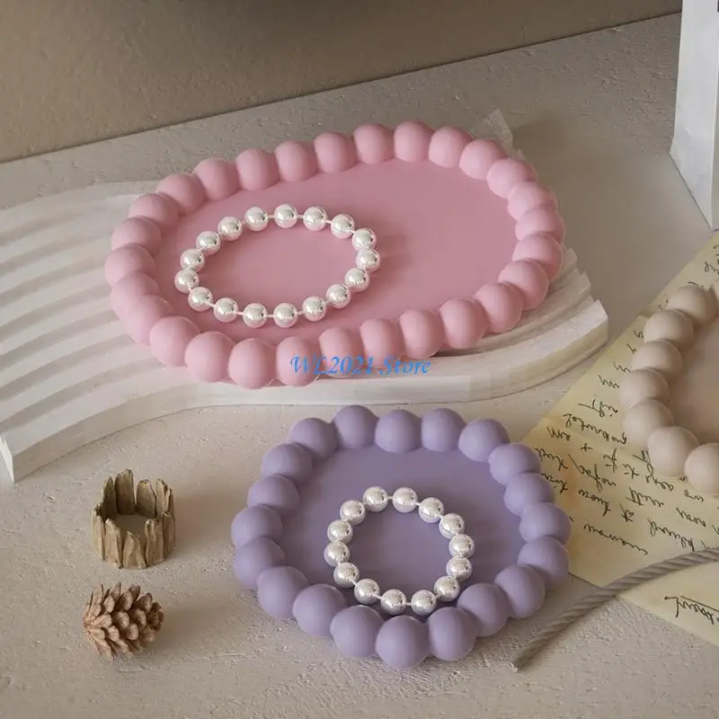 

G5GC 6Pcs Silicone Ashtray Making Mold Cup Mould Jewelry Storage Tray Molds