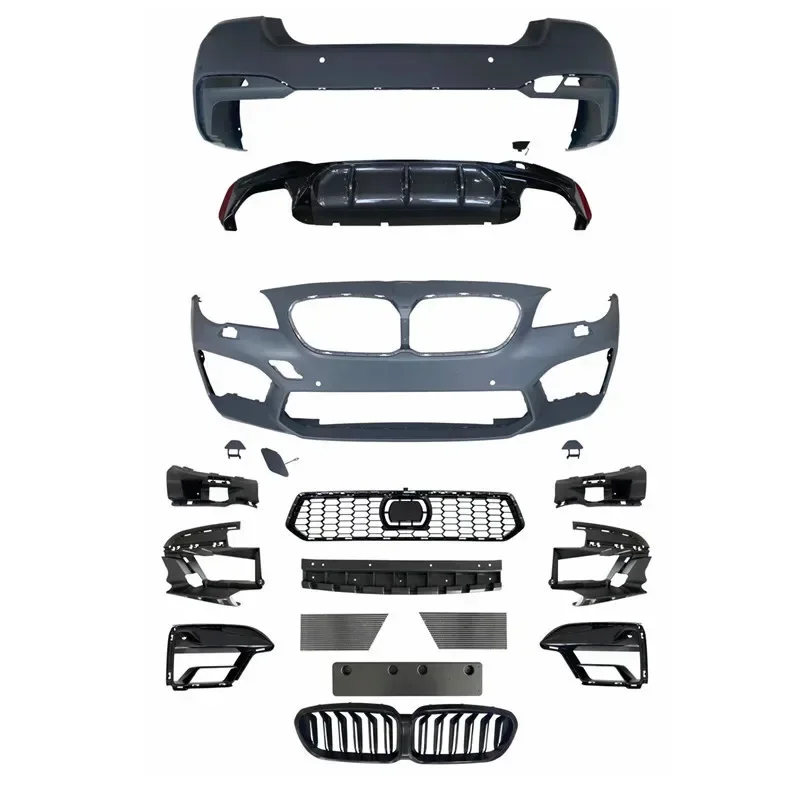 Car Full Set Facelift Rear Diffuser Front Bumper G30 G38 M5 Bodykit Body Kit for BMW 5 Series F10 F18 Upgrade To G30 G38 M5