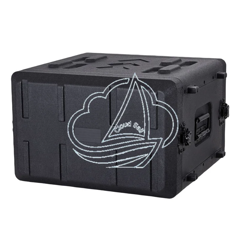 New PE Plastic U-Box Digital Amplifier Receiver Storage Cabinet Aviation Case for Wireless Microphone