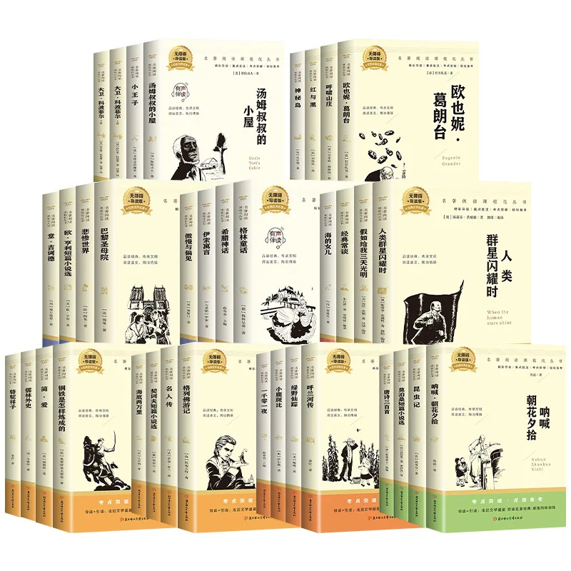 World Classic Literature Reading Curriculum Series, Extracurricular Reading Books for Middle and High School Students