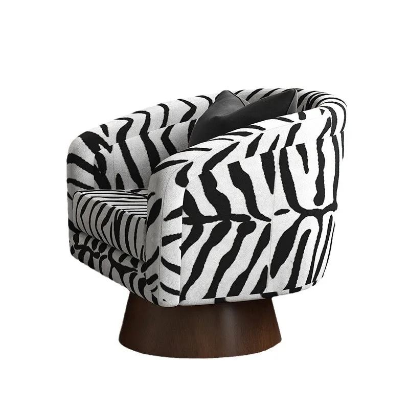 

Medieval sofa chair French leisure chair single sofa chair designer living room balcony leisure sofa can be rotated