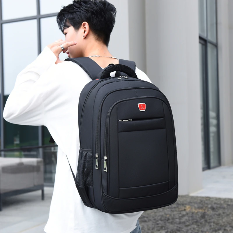 

Large Capaci Men's Busin Travel Bapa Cuter Bag Hiking School Bag Double oulder High School Universi Student B...
