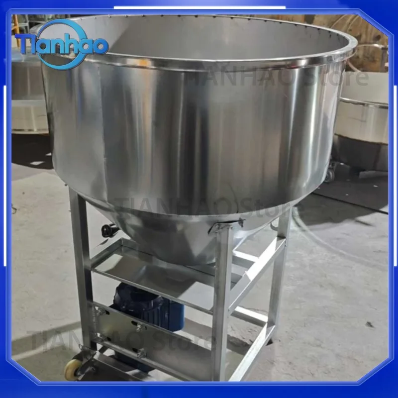 Vertical Mixer for Metal Powder Stainless Steel High-Speed Dry and Wet Powder Mixing Machine Flat Mouth Powder Blender for