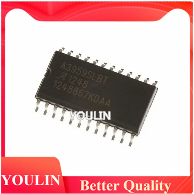 New original A3959SLBTR-T SOP24 screen printing A3959SLBT DMOS full-bridge PWM motor driver