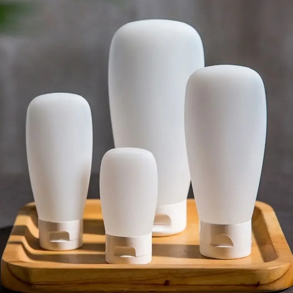 휴대용 압출 서브 패키지 여행용 소프트 로션 병, 페이셜 클렌저, 샤워 젤 샴푸, 플라스틱 빈 병 세트, 30, 60, 100ml