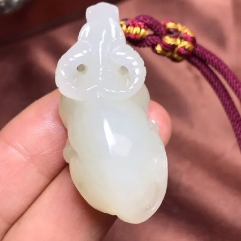 Hotan Jade Zodiac Ox Pendant: Booming Ox Energy, Ethnic Style, Fashionable and Versatile