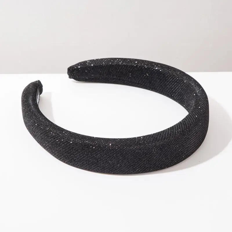 Neues Retro-Barock-Stil Super Funkelndes Voll-Diamant-Stirnband mit Breitem Rand Haaraccessoire für Frauen – Detail 7