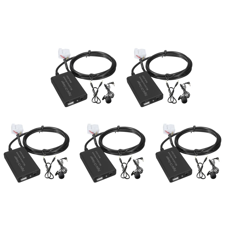

5X Bluetooth Music Hands-Free Car Interface AUX Adapter For Honda Accord CRV