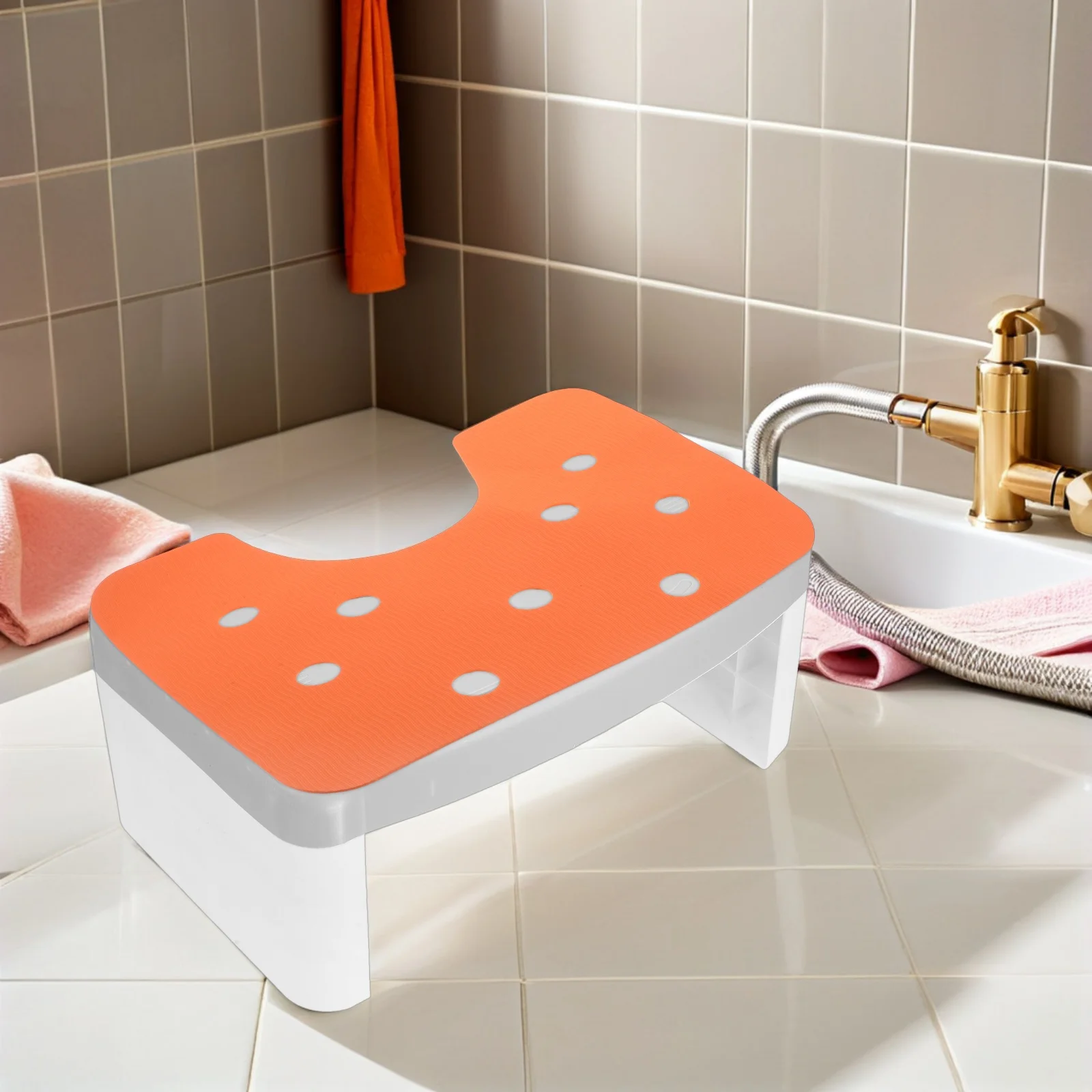 وسادة مقعد الدش مقاومة للماء غير قابلة للانزلاق على شكل حرف U وسادة كرسي الحمام لكبار السن كراسي الحمام آمنة مقعد حمام حصيرة #1