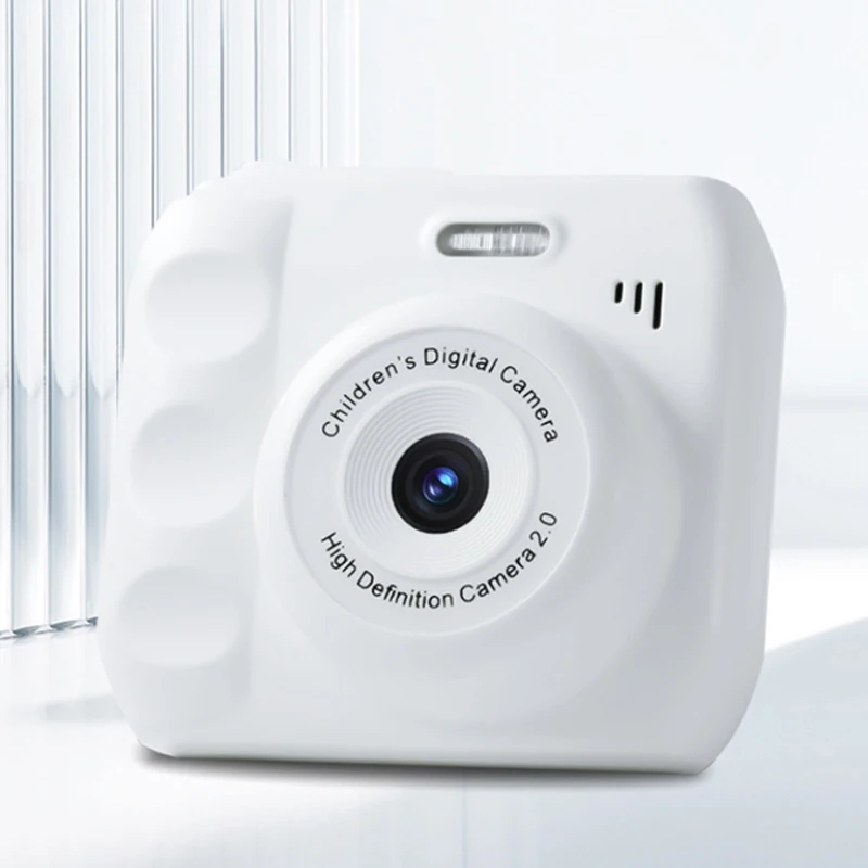 Mini CCD Digital Camera Portable Retro Photo Machine Photography Gifts For Kids Children Student Vlog LED Light HD Pixels