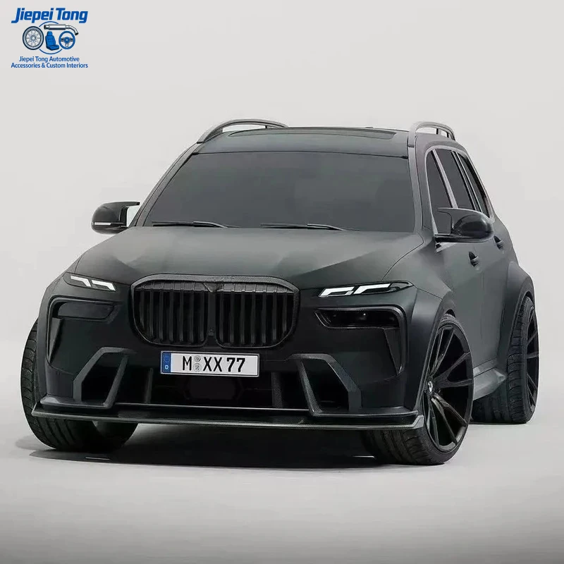 

for BMW X7 kit, one set of wide body wheel arches, including dry carbon fiber front and rear lips