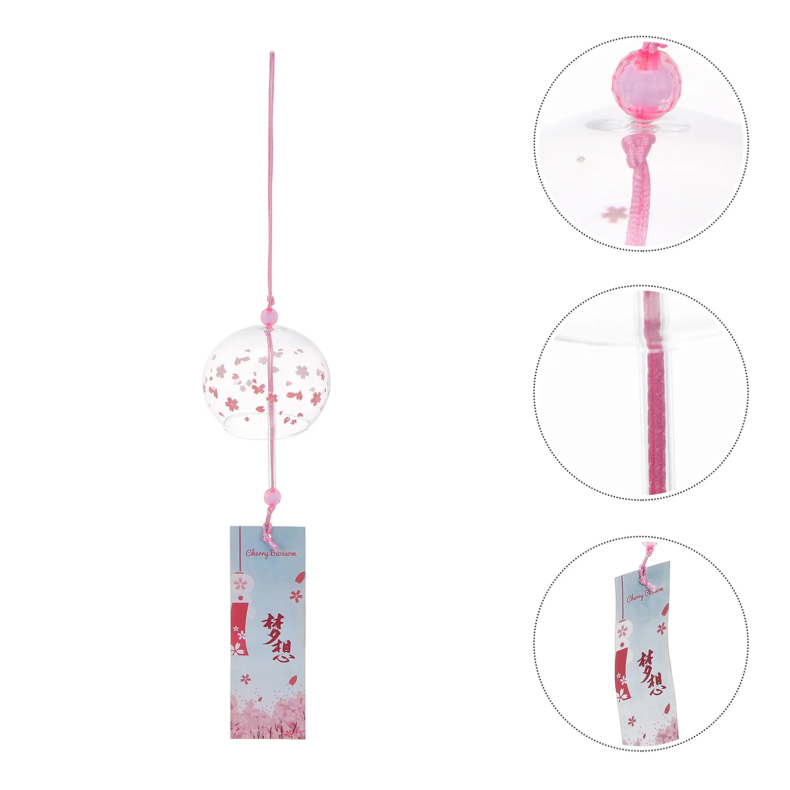 

Premium Glass Wind Chime Japanese Retro Design Creative Hanging Decoration for Room Balcony Garden Festival Adornment