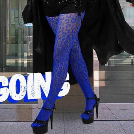Going Leopard Pantyhose for Women Clothing Sexy Club Party High Waist Legging Fishnet Body Stockings Hot Pink Green Blue Tights