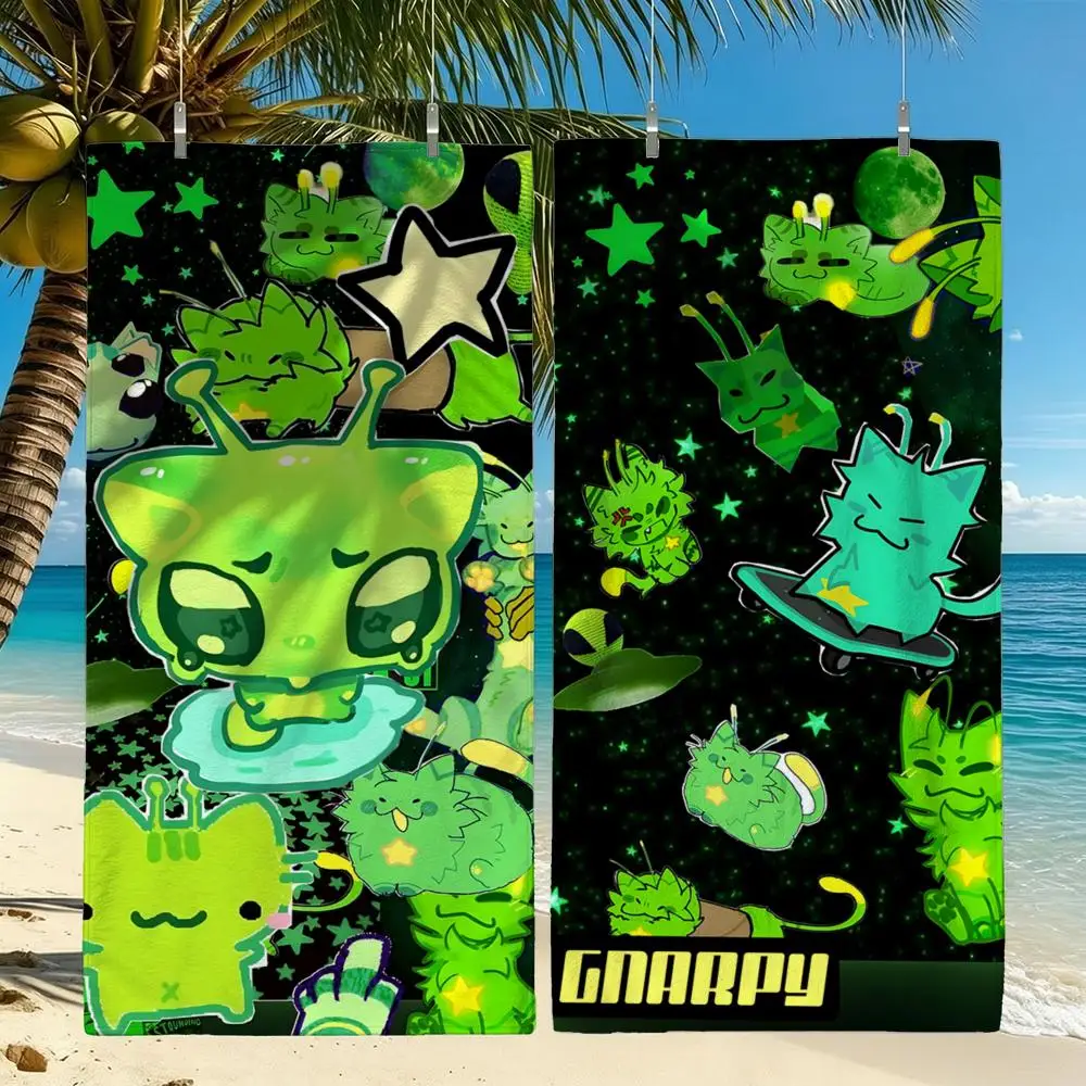 Game Gnarpy & Regretevator Towel Towel Beach Towel Oversized Quick Dry Towel Absorbent Soft Swim BeachTowels for Men Women