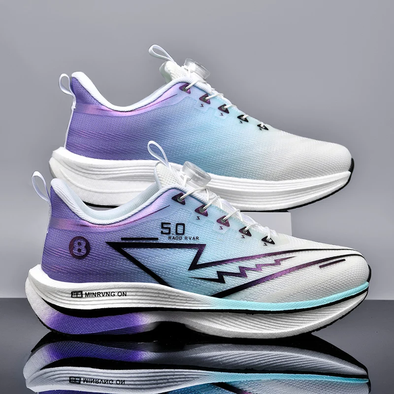 

Luxury Men's Breathable Running Sneakers Casual Trainer Fashion Loafers Race Tenis Shoes for Male Comfortable Slip-On Design