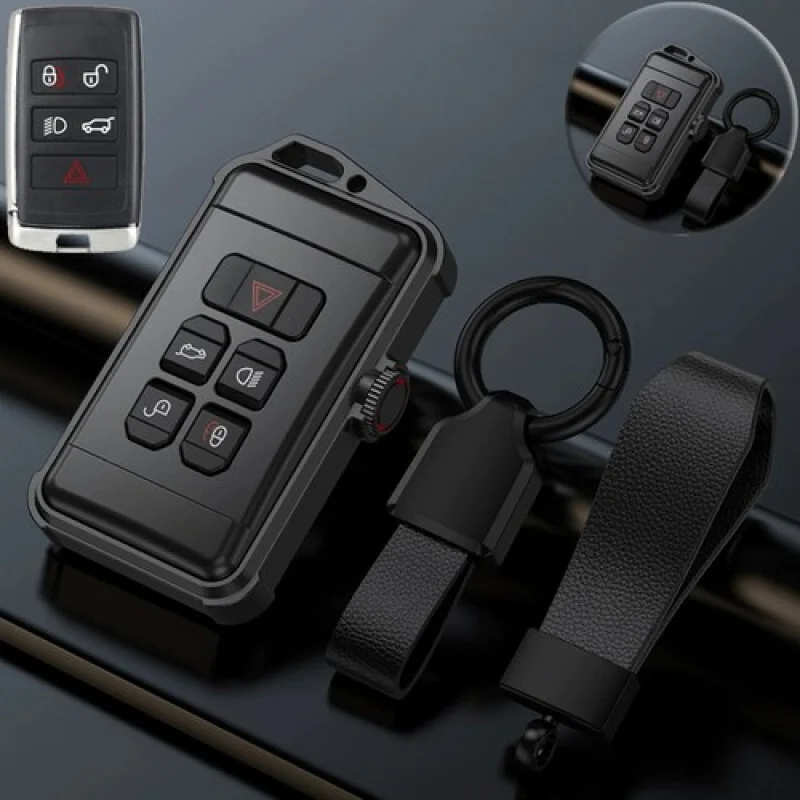 

A+ Aluminum Alloy Car Key Fob Case Cover For Land Rover Range Rover Sport Discovery