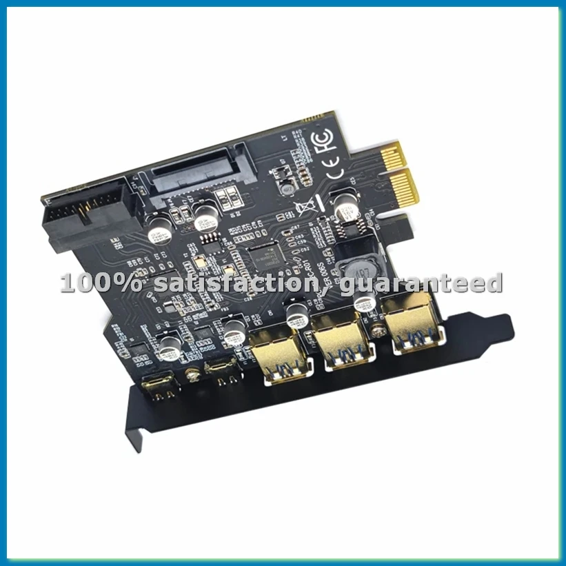 

Type C USB 3.2 Gen1 PCIE Card Hub USB 3.0 PCI Express Board PCI-E PCI E USB 3 Adapter Multiplier-A69M