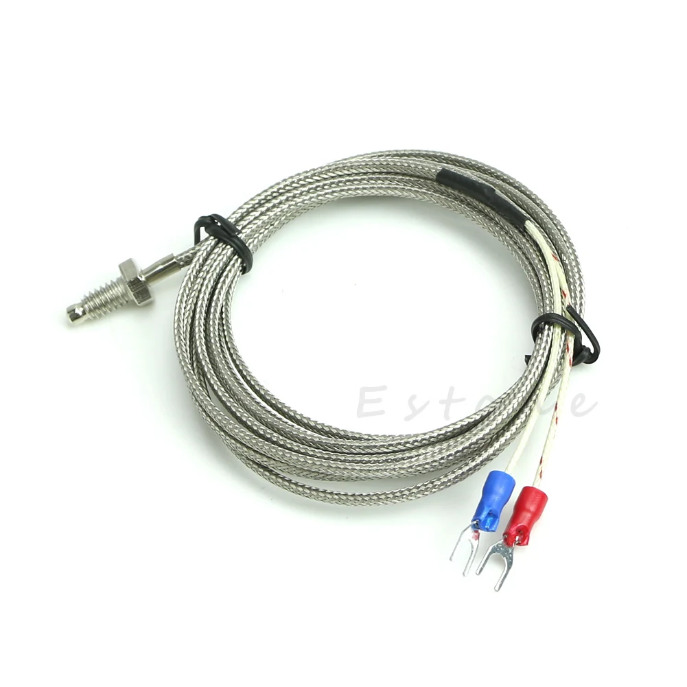 0-600 ℃ Waterdichte Type K 2M Thermistor Nauwkeurigheid Temperatuursensor Draad Kabel Probe Voor Ice Breaker, brood Maker, Oven