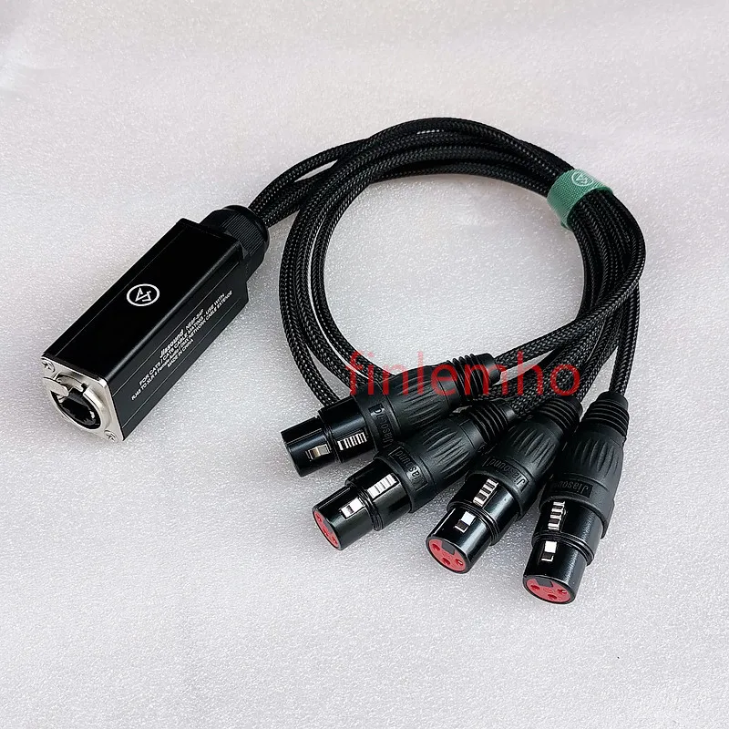 RJ45 XLR 오디오 케이블 DMX 스플리터, 스네이크 케이블 네트워크 확장, 무대 또는 스튜디오 녹음