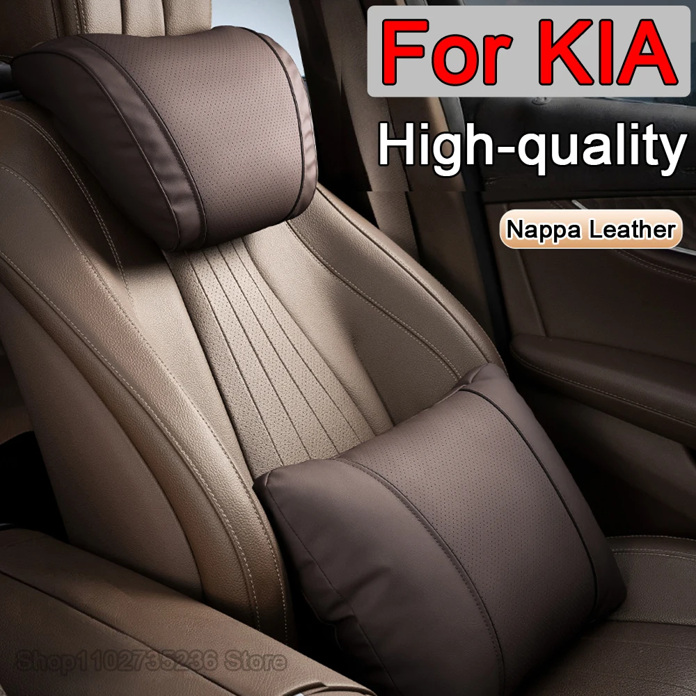 Car Headrest Seat Neck Pillow Rest Support Waist Buffer Cushion For Kia KX5 KX7 Rio 3 Sportage Ql Ceed Sorento Cerato K3