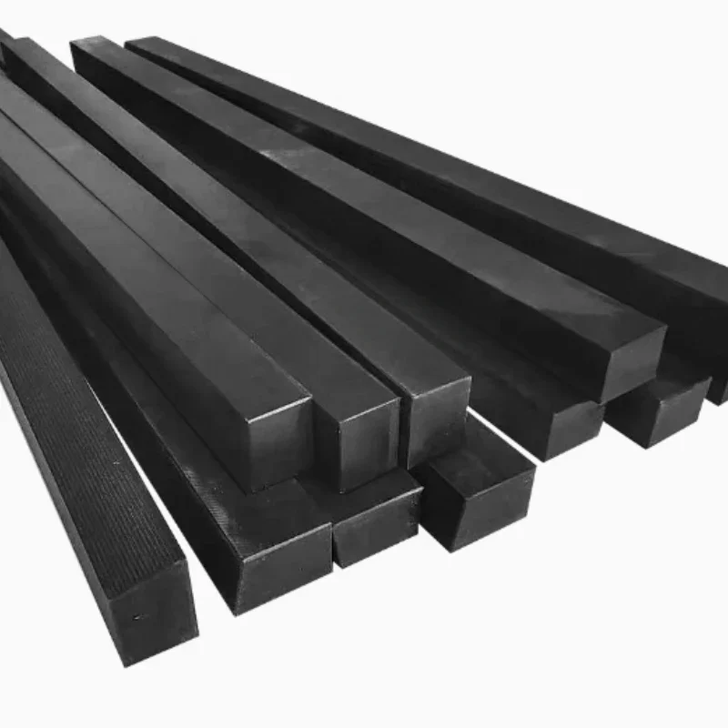 Zugeschnittener schwarzer PA66-Nylon-Quadratstreifen 3/5/8/10/15/20/25 mm 2/4 Stück verschleißfest Null – Detail 4