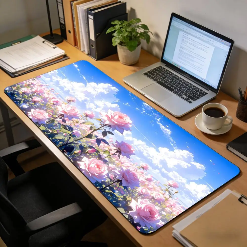 

Коврик для мыши Landscape: легко чистится, моющийся, с нескользящими краями, для игр и работы, для дома и офиса