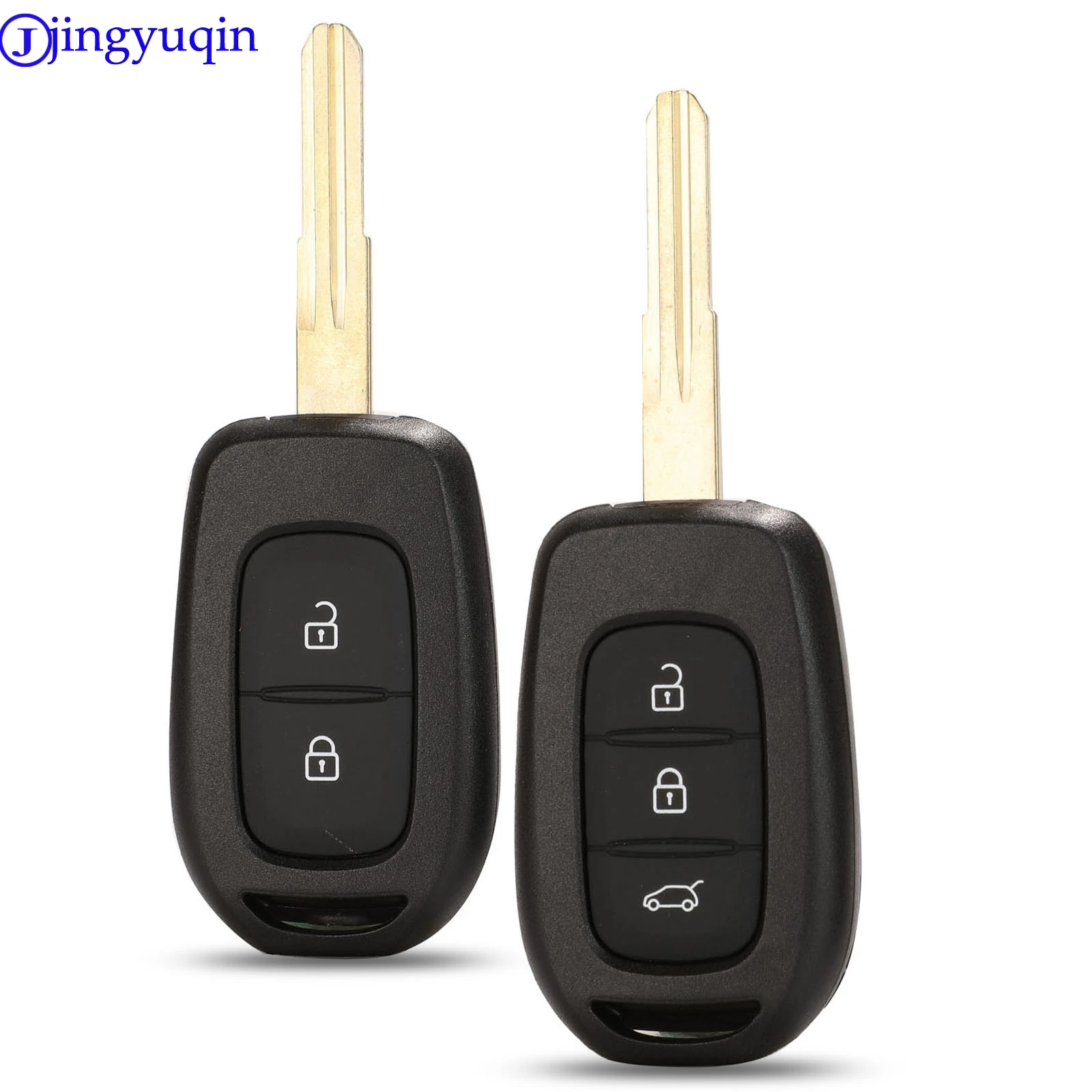 jingyuqin Remote Car Key For Renault Sandero Dacia Logan Lodgy Dokker Duster Trafic Clio4 Master3 VAUXHALL VIVARO Case Cover