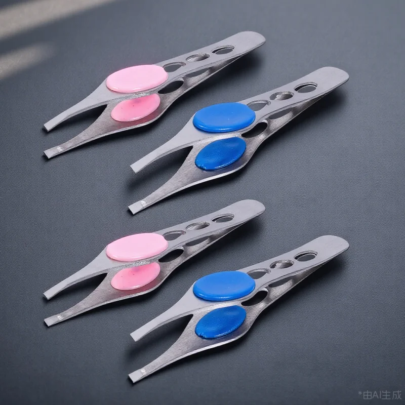 4Pcs Eyebrow Tweezers Stainless Steel Anti-Rust Eyebrow Trimmer Set for Women Fine Hair Removal Beauty Tool Makeup Tweezer