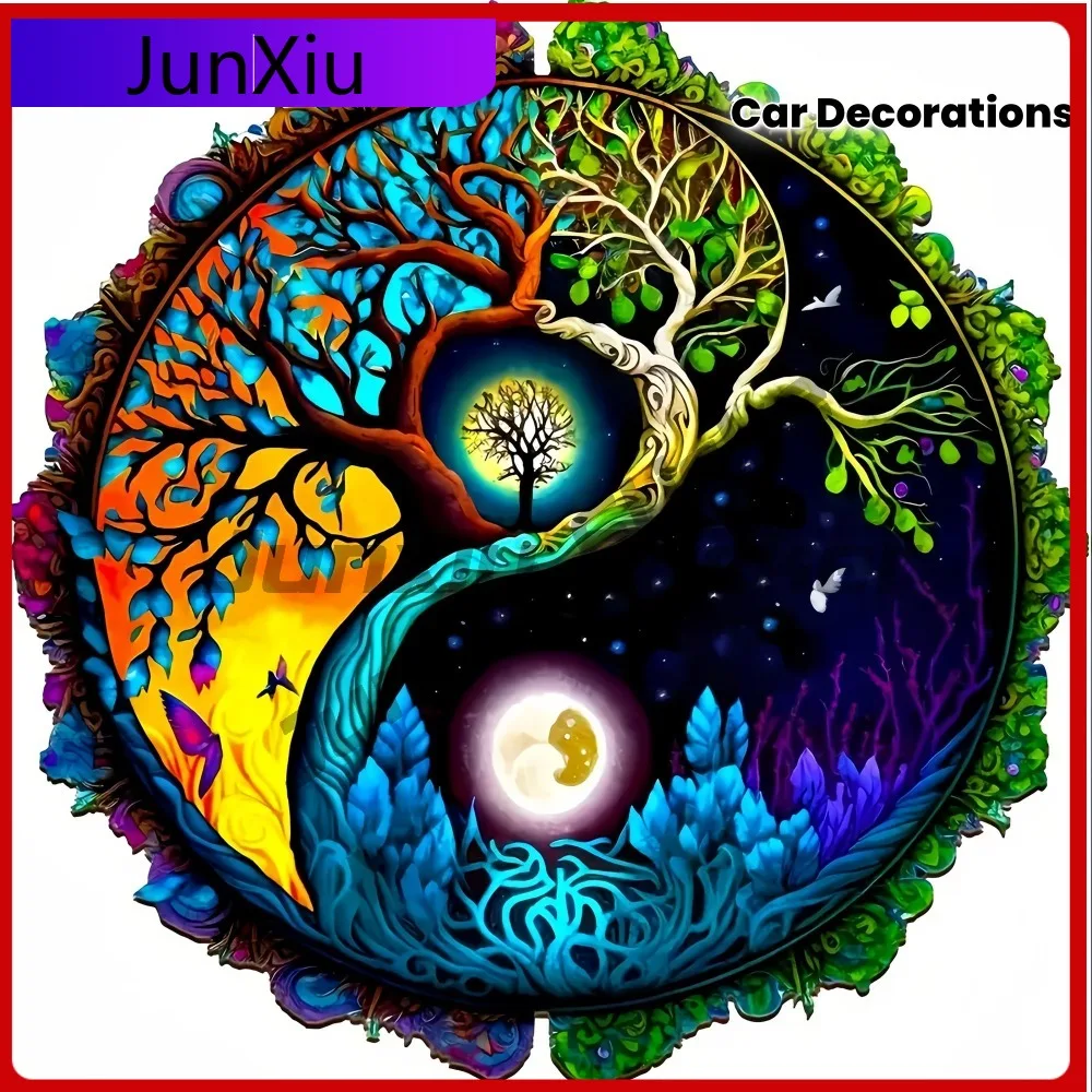 

Beautiful Decals Featuring The Tree of Life And Moon Made from Durable Vinyl Perfect for s Motorcycles La Anim Car Laptop Win