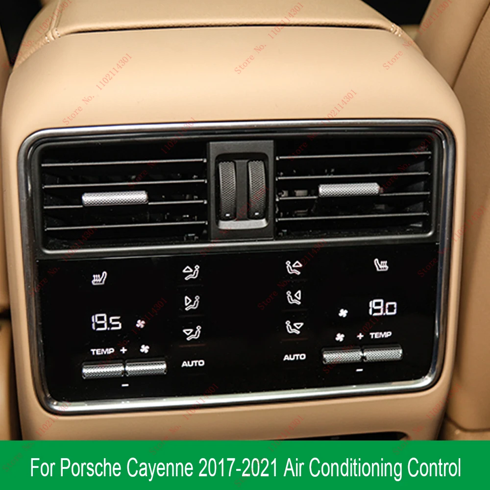 

Car Air Conditioning Panel For Porsche Cayenne 2017-2021 Touch Screen AC Control Modification Accessories LCD Rear Climate