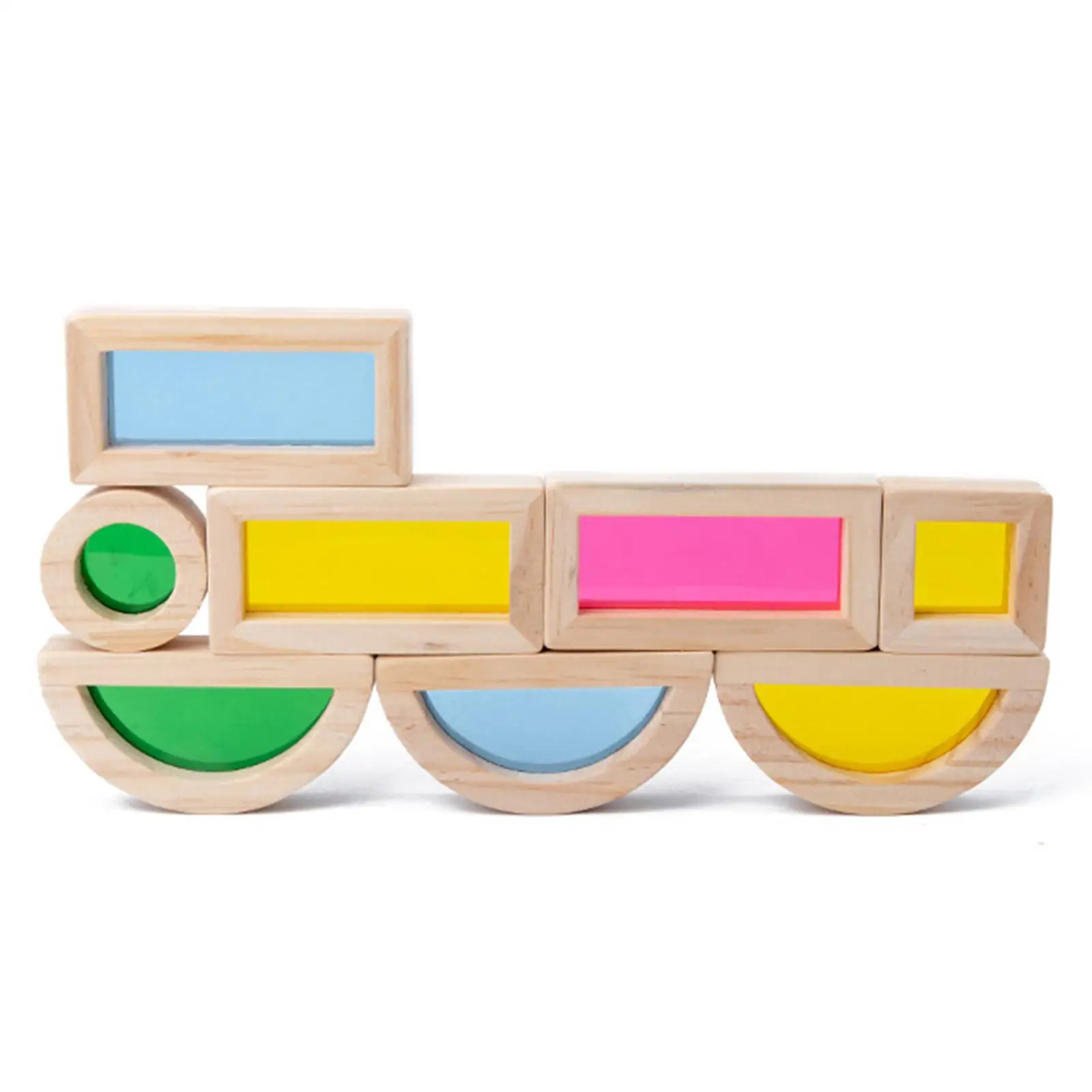 Bloques de construcción apilables para niños y niñas, juguete sensorial colorido para niños de 3 a 5 años, 24x