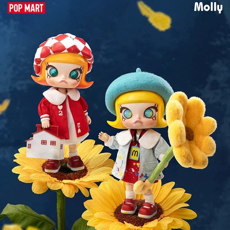 

POP MART Molly: Серия к 20-летию – Загадочная коробка-сюрприз (оригинальная, закрытая упаковка), игрушки-сюрпризы, фигурки, украшения для дома, настольные куклы