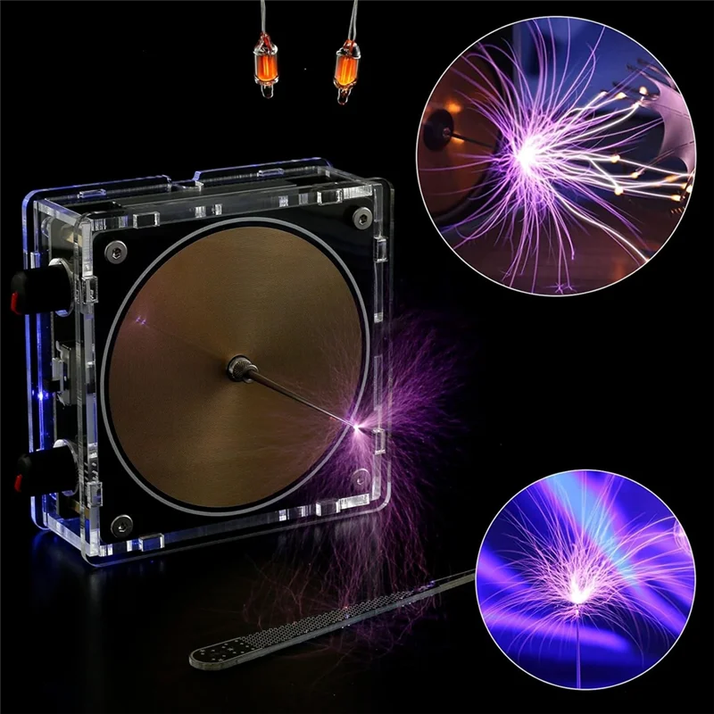 

SUNRI-Bluetooth Music Teslacoil, дуга Artificiallightning Teslacoil Arc Plasma, сенсорный генератор искрового зазора Teslacoil Durable U