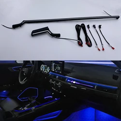 Upgrade Refit For Audi A4 S4 A5 S5 B9 2017-2021 Dashboard Ambient Light Center Console LED Bar Strip Light Saddle Light