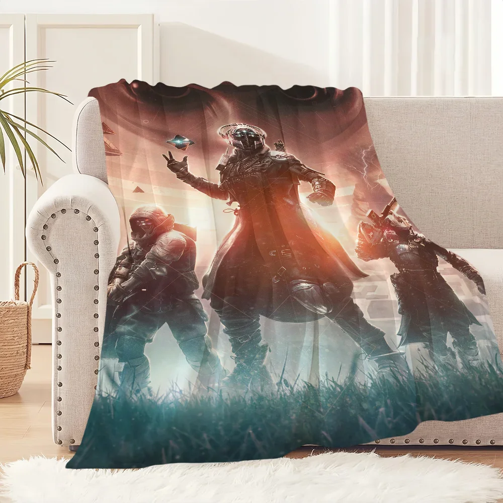 

Destiny Game Blanket Soft Plush Throw for Living Room Office Bedroom Perfect Birthday Gift for Kids and Gamers