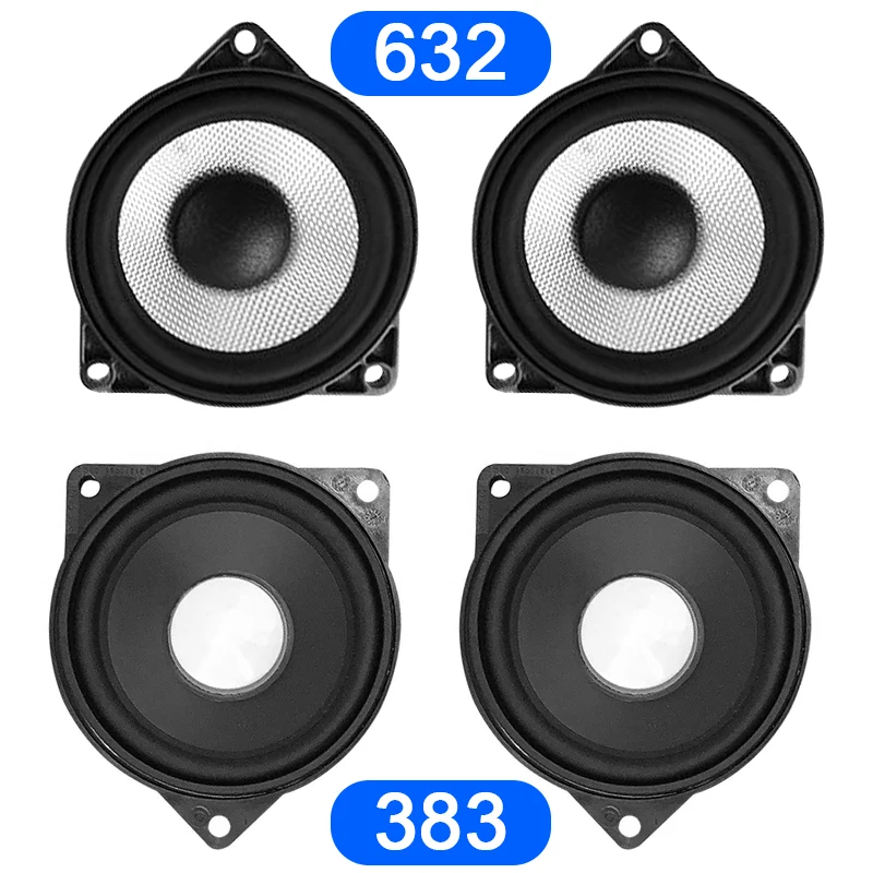 HiFi Rear Surround Windshield Center Speaker Horn 4 Inch For BMW F10 F11 G20 G30 F30 F34 F48 F25 F15 F16 G01 G05 E60 E90 E81 E84