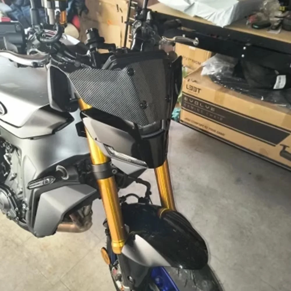 Für YAMAHA MT 09 MT-09 SP 2024 2025 2026 Motorrad-Zubehör Windschutzscheibe Vordere Halterung Windschutzscheibe Windabweiser Verkleidung Unterteil – Detail 3