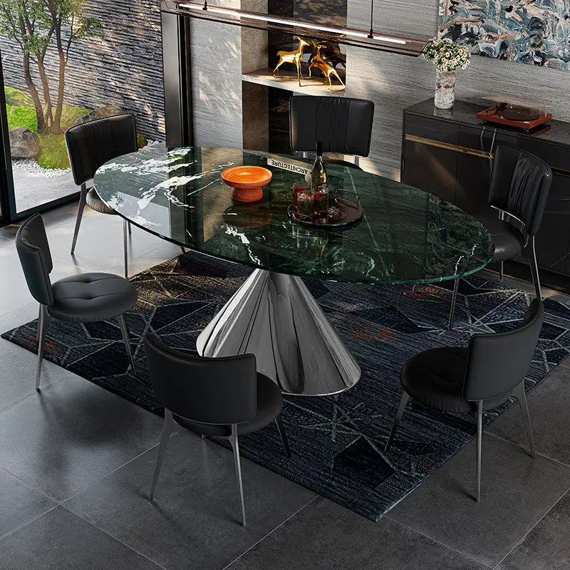 

High Poker Dining Table Designer Writing Living Room Modern Luxury Study Gaming Dining Table Restaurant Muebles Home Furniture