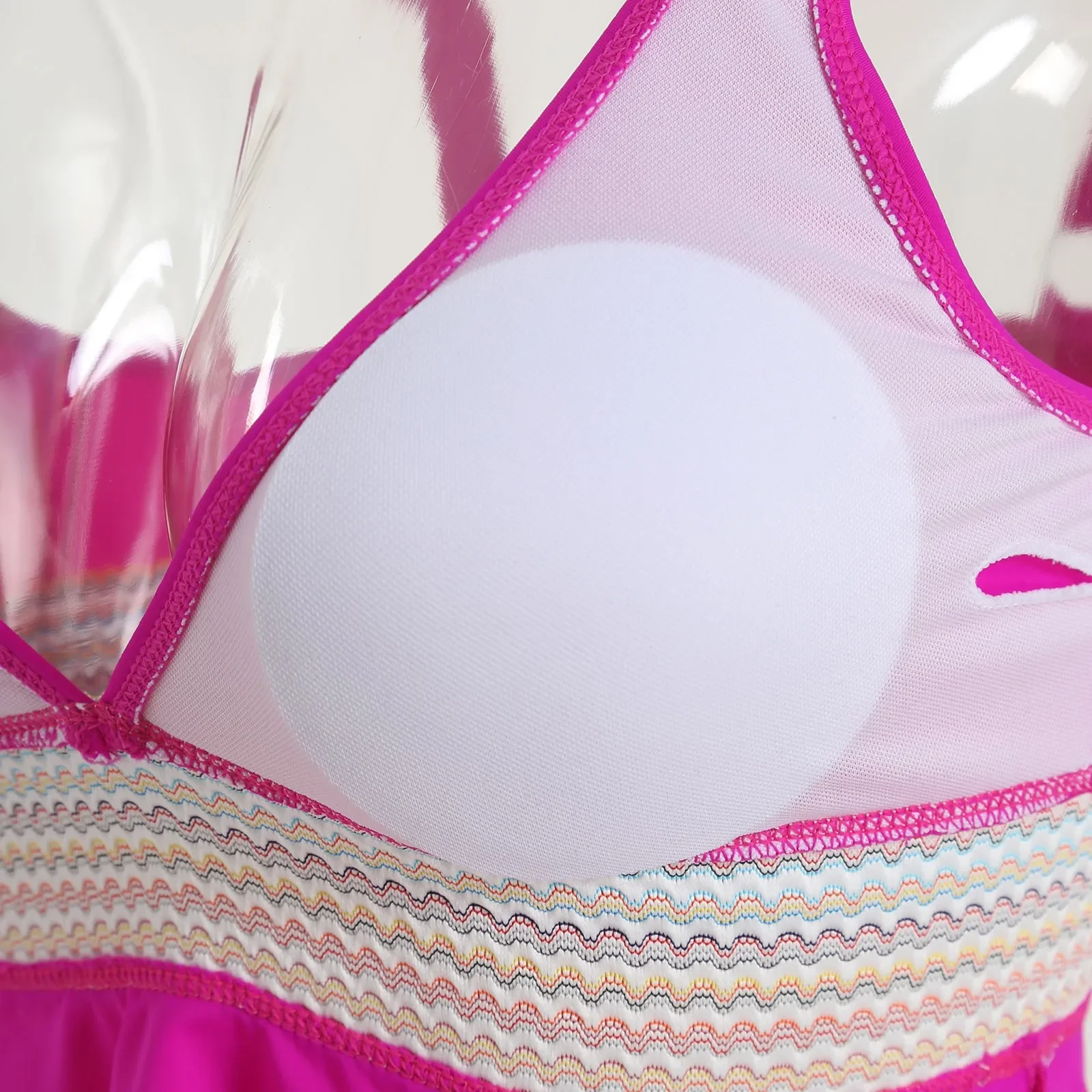 Abiti da vacanza Donna 2025 Costumi da bagno Tankini per donna Costumi da bagno a due pezzi Gonna da bagno a blocchi di colore Bikini per figure curve