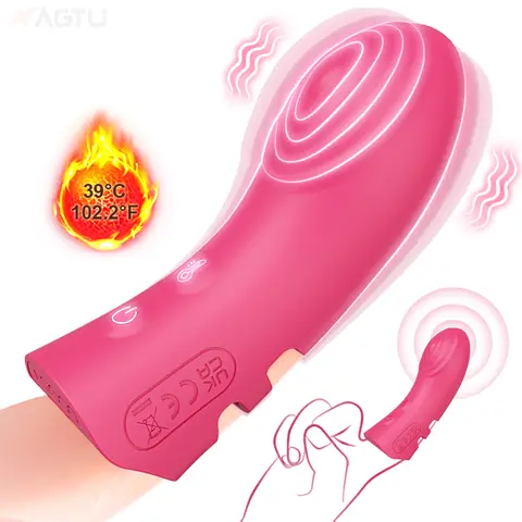 Riscaldamento Dito Vibratore per Le Donne G Spot Orgasmo Veloce Della Vagina Clitoride Clitoride Tettarelle Da Biberon Stimolatore Femminile Lesbiche Giocattolo Del Sesso Articoli Per Adulti