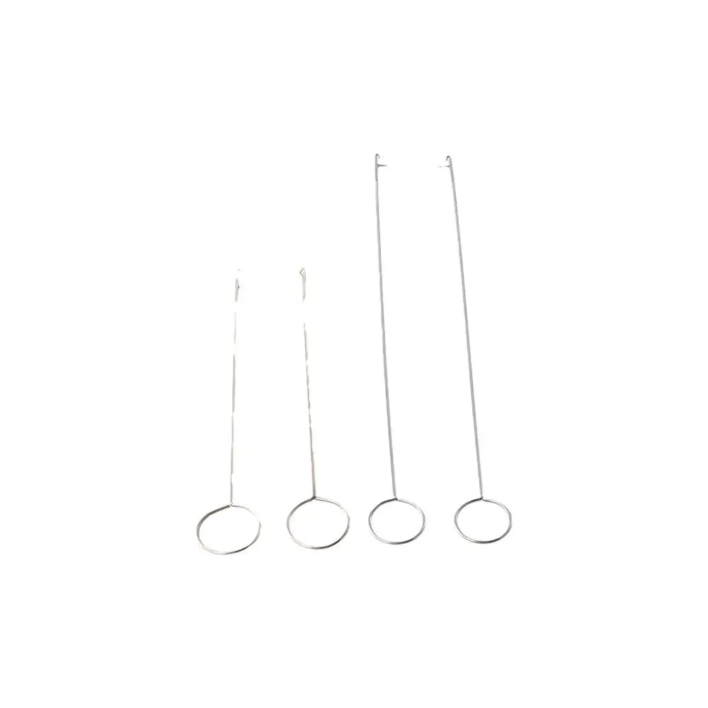 Household for Turning Fabric Belts Strips Stainless Steel Fabric Flipper Sewing Loop Turner Hook Sewing Tools Threading Device
