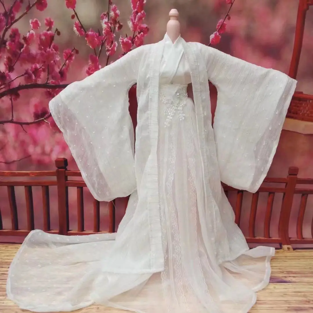 1/3 roupas de boneca terno para 60cm bjd boneca chinês antigo traje vestido conjunto brinquedos vestir-se jogar casa boneca acessórios, sem boneca