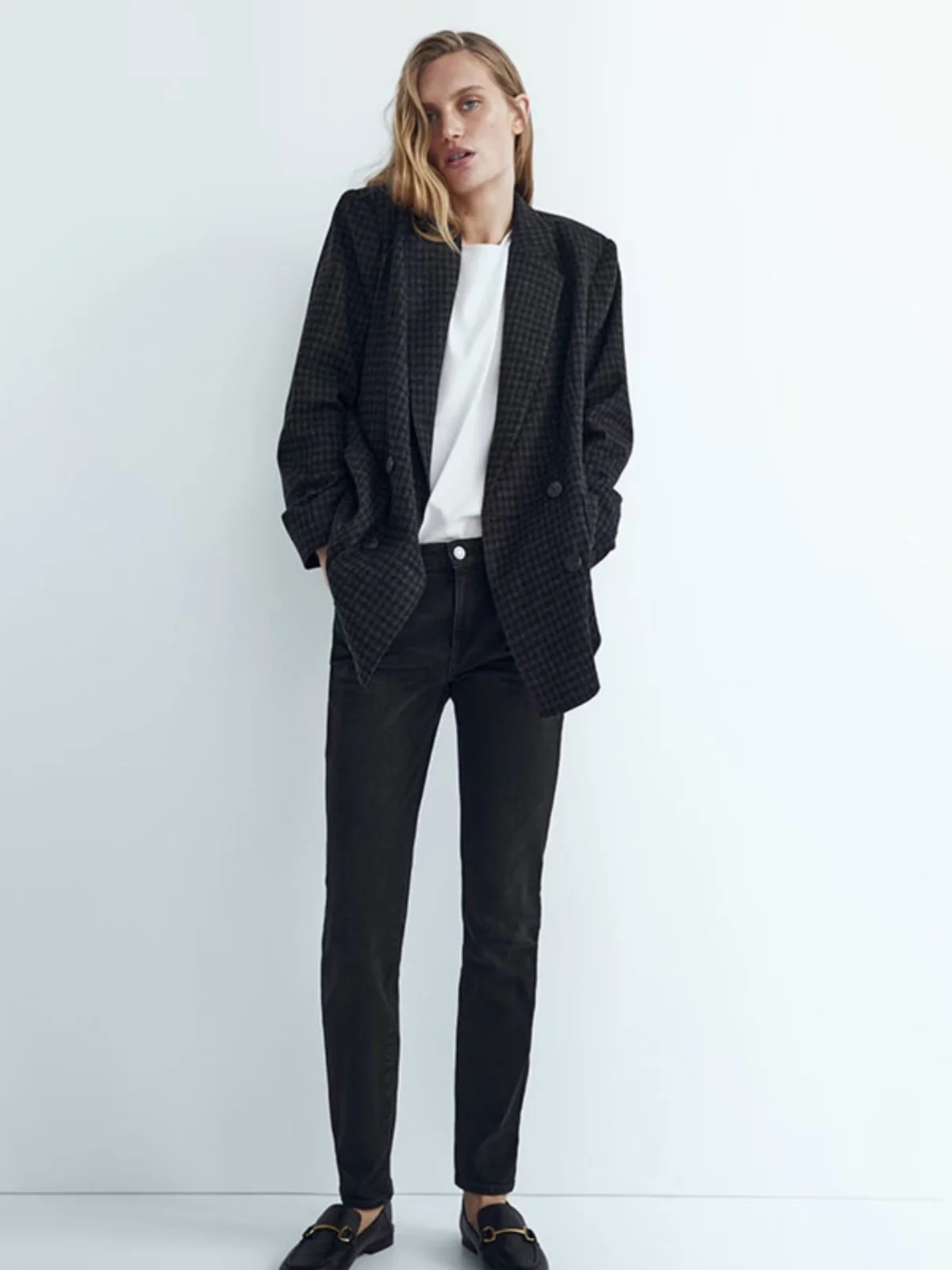 

Faionable Mid-Waist Slim Fit Casual Denim Pants New Arrival Base Layer Long Trousers for Women Autumn 2023 Pencil Pants