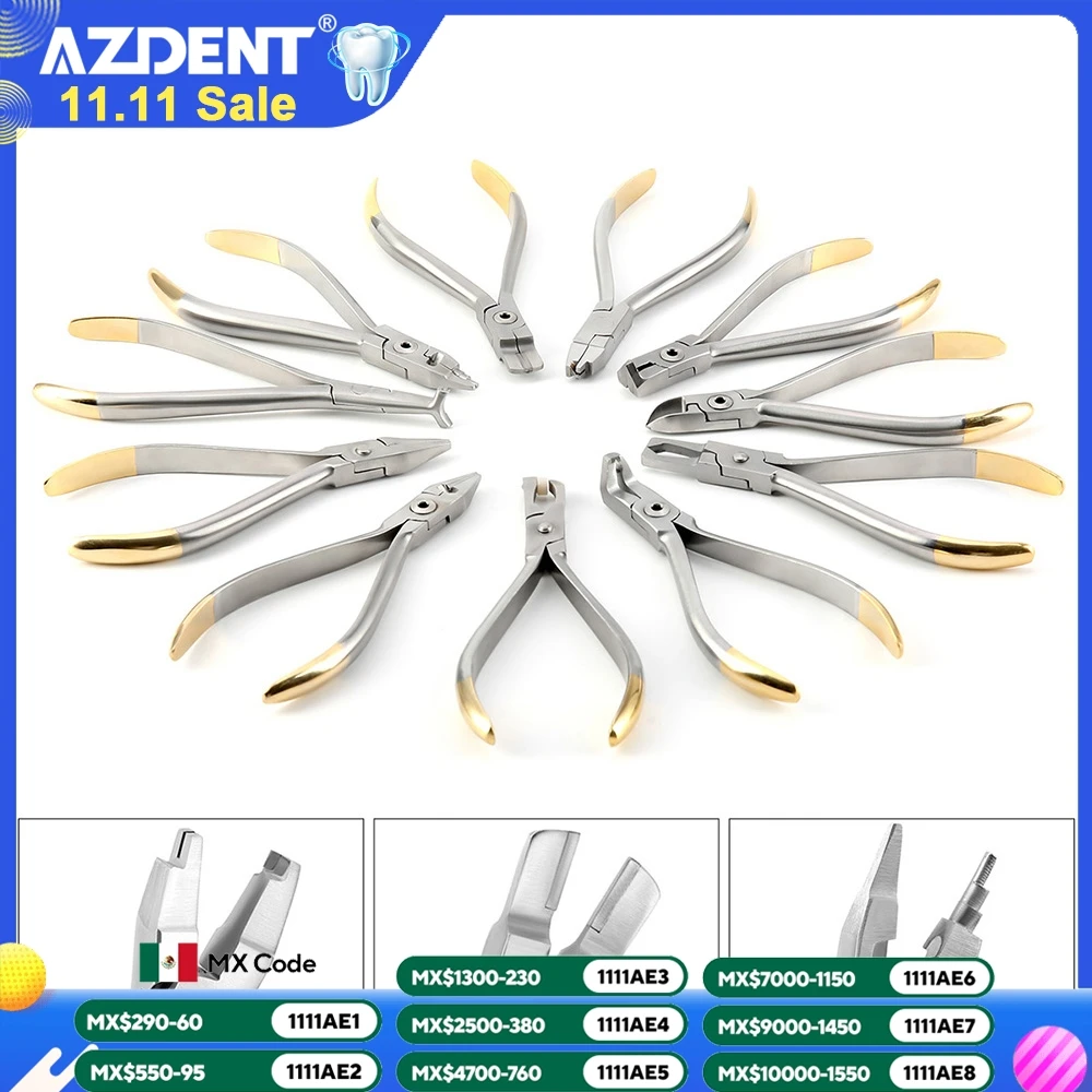 

AZDENT стоматологические ортодонтические плоскогубцы из нержавеющей стали, стоматологический кронштейн, плоскогубцы для удаления ортодонтической проволоки, резак для дистанционного управления концом, инструмент для стоматологической лаборатории