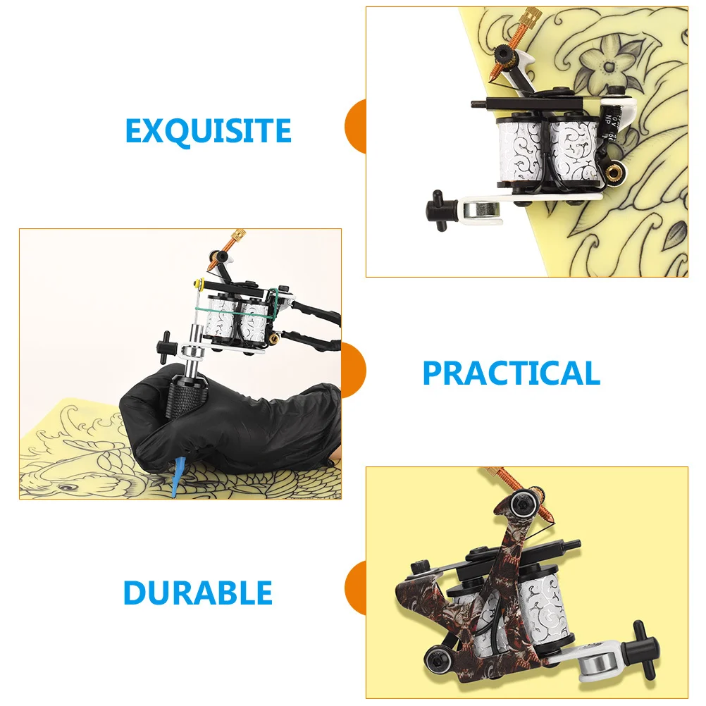 

Катушка для татуировки, чугунная конструкция для мощной производительности, чистый звук и стабильный выход, идеально подходит для профессионального салона