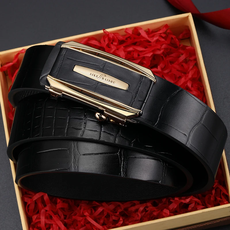 ceinture-en-cuir-pour-homme-style-business-polyvalente-en-cuir-veritable-boucle-automatique-motif-crocodile-pour-homme-d'age-moyen