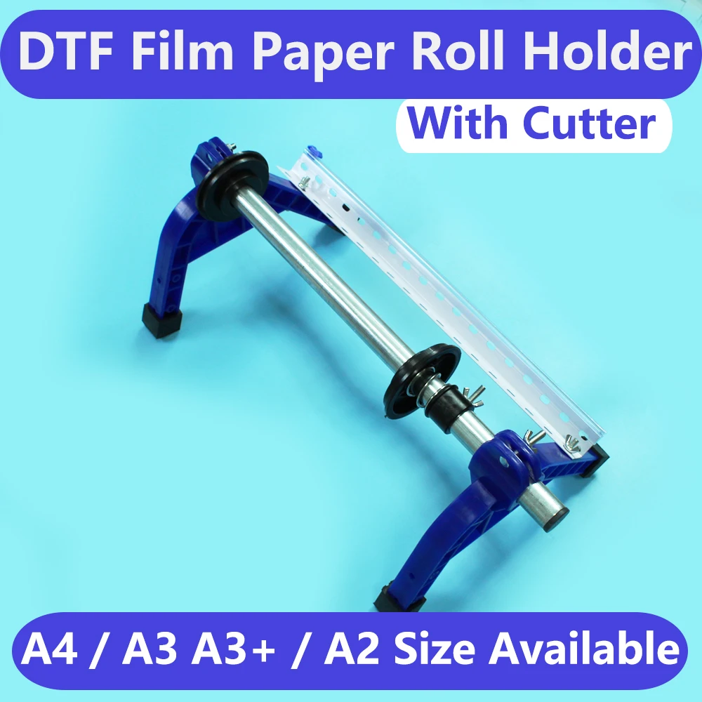 DTF Print Roll Film Holder Kit Cylinder Rack Tool For Epson L1800 L805 18100 L800 L8050 XP15000 XP600 L18050 Printer Film Holder