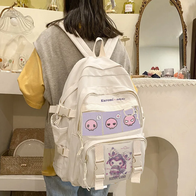 

Sanrio New Clow M Student Schoolbag Stain-Resistant Casual and Lightweight Shoulder Pad Waterproof Large Capacity Backpack